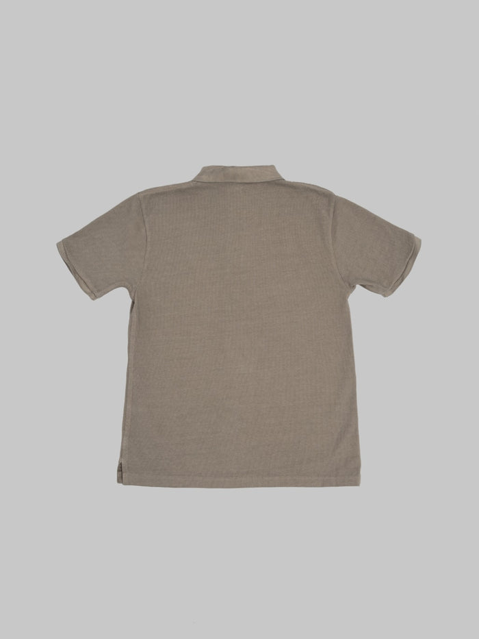 UES Polo Shirt Greige back