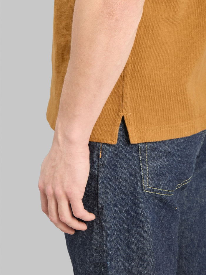 UES Polo Shirt Mustard flat seam