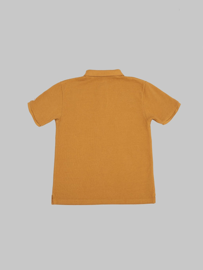 UES Polo Shirt Mustard  back