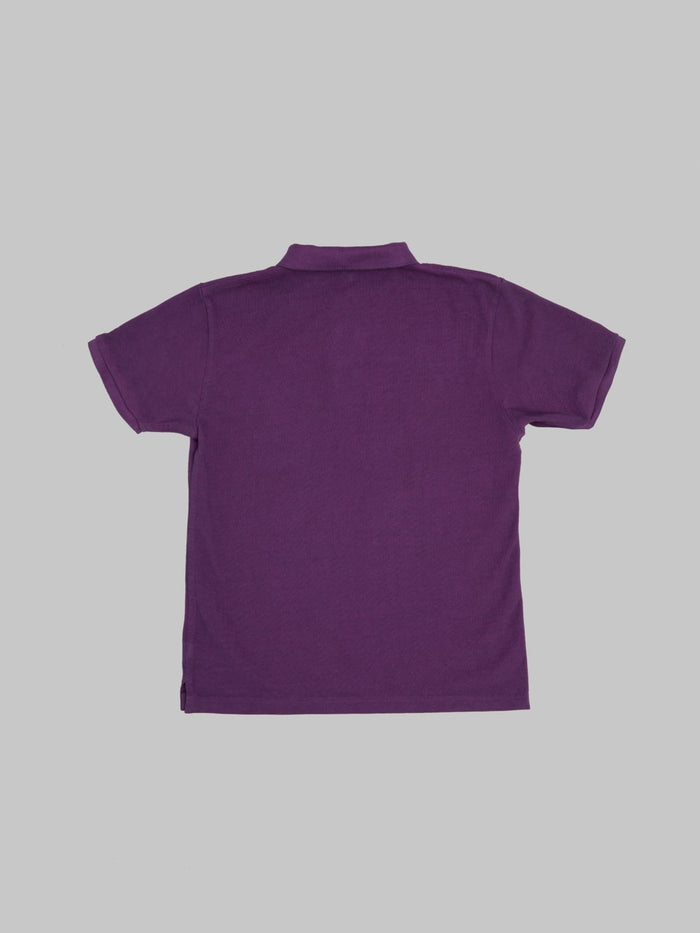 UES Polo Shirt Purple back