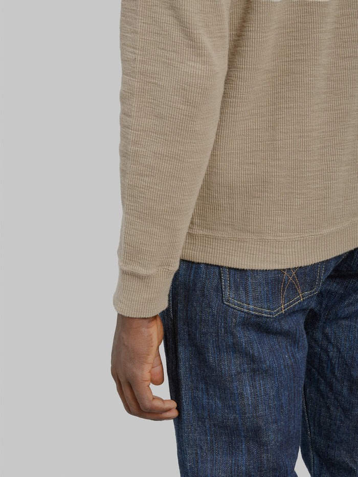 UES Single Rib Cardigan Beige