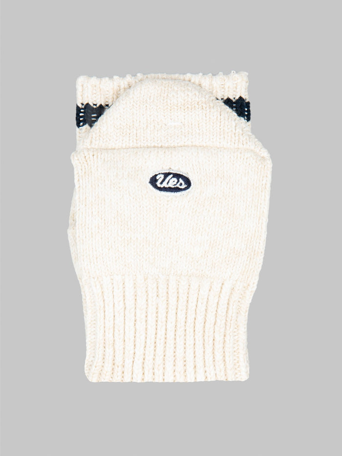 UES Sneakers Socks White & Yellow