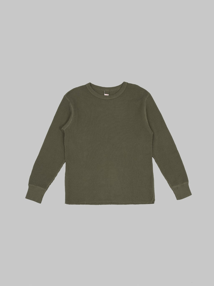 UES Thermal Big Waffle T-Shirt Brown - Redcast Heritage Co.