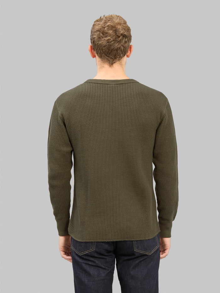 UES Thermal Big Waffle T-Shirt Brown - Redcast Heritage Co.