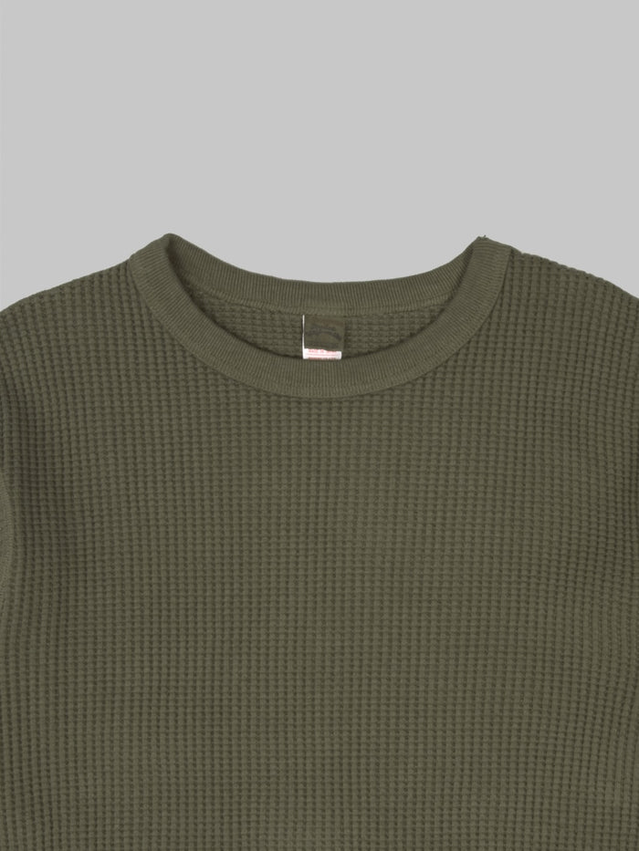 UES Thermal Big Waffle T-Shirt Brown - Redcast Heritage Co.