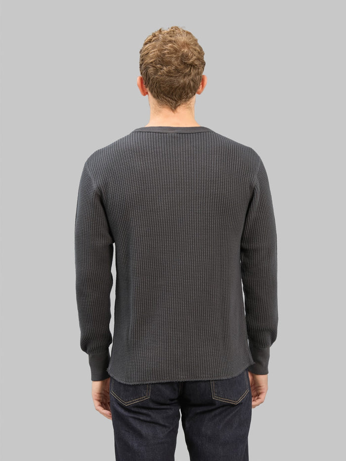 UES Thermal Big Waffle T-Shirt Steel Grey - Redcast Heritage Co.
