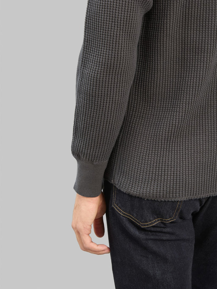 UES Thermal Big Waffle T-Shirt Steel Grey - Redcast Heritage Co.