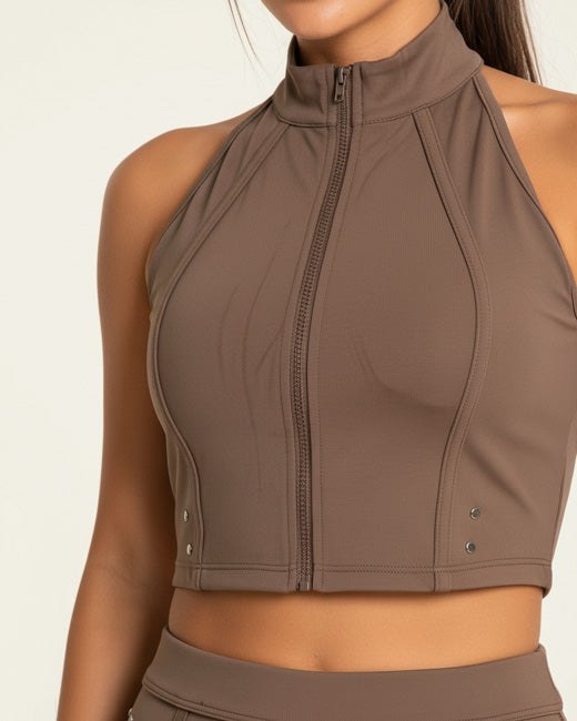 Umbra Zipline Crop Top