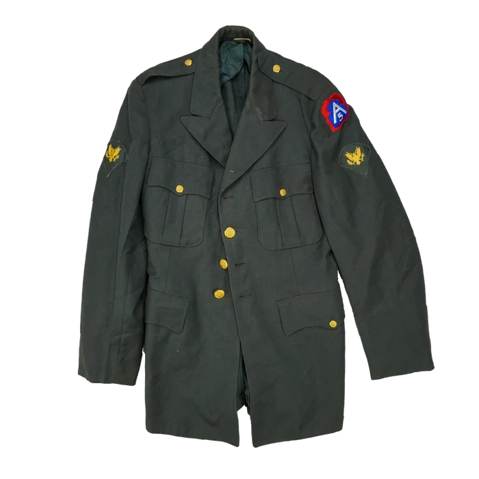 US Army Wool Service Dress Jacket - 40L, Medium - US Army Surplus - Field Jackets