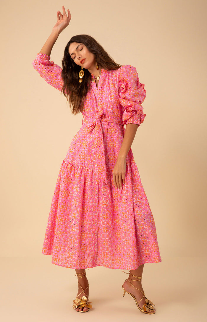 Valerie Eyelet Maxi Dress, color_pink