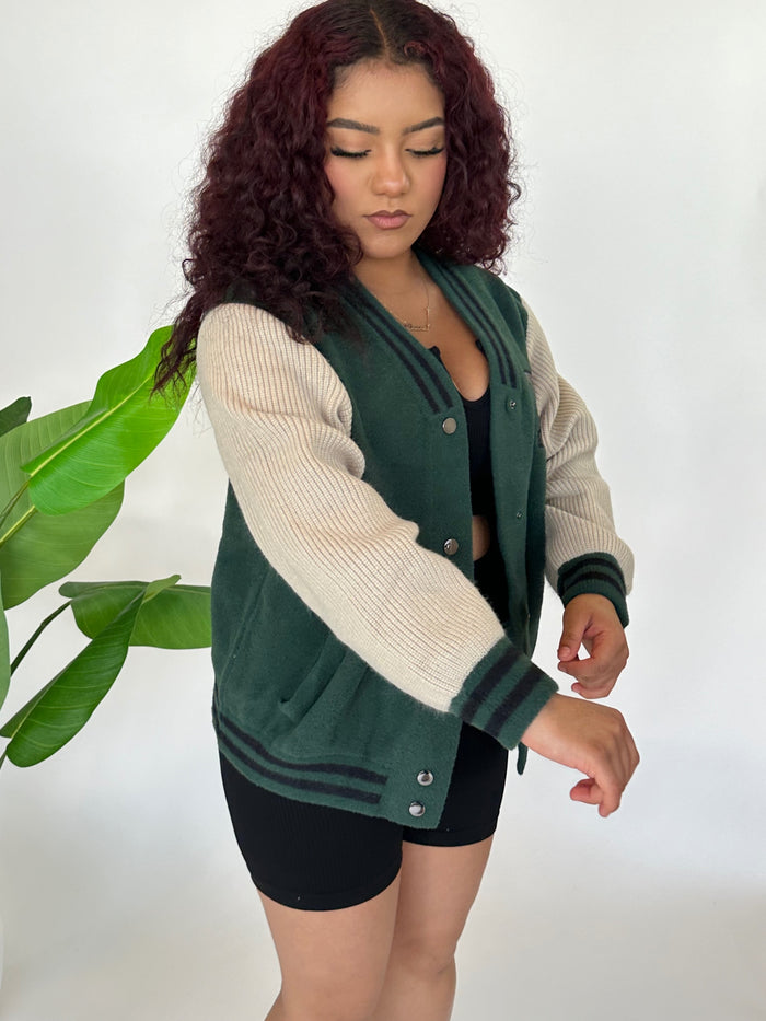 Bella Varsity Sweater Jacket image 3