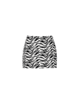VENEDA MINI SKIRT ZEBRA