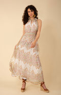 Vera Halter Maxi Dress, color_ivory