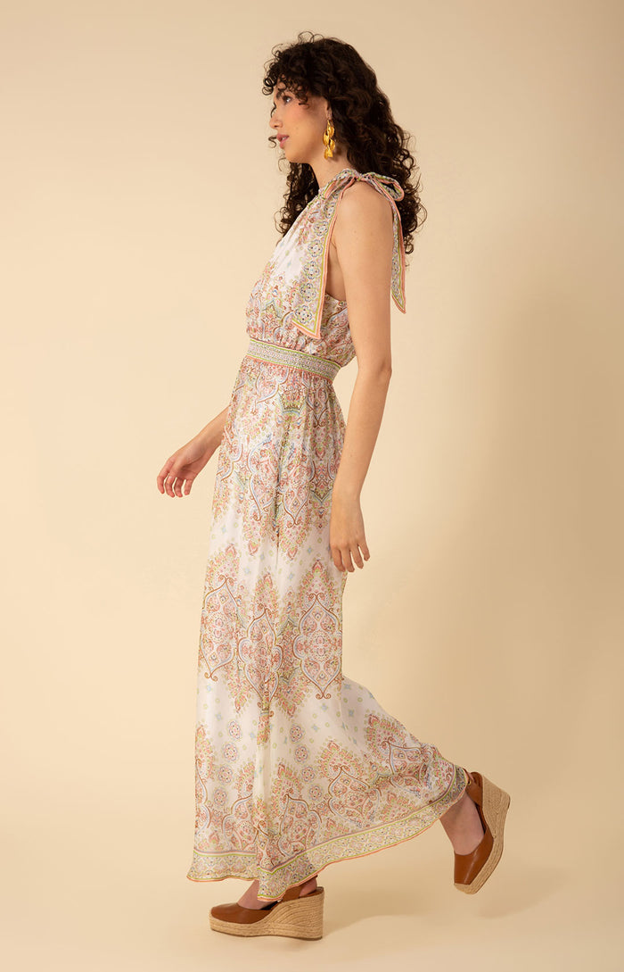 Vera Halter Maxi Dress, color_ivory