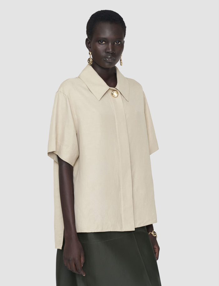 Volu Light Linen Blend Shirt