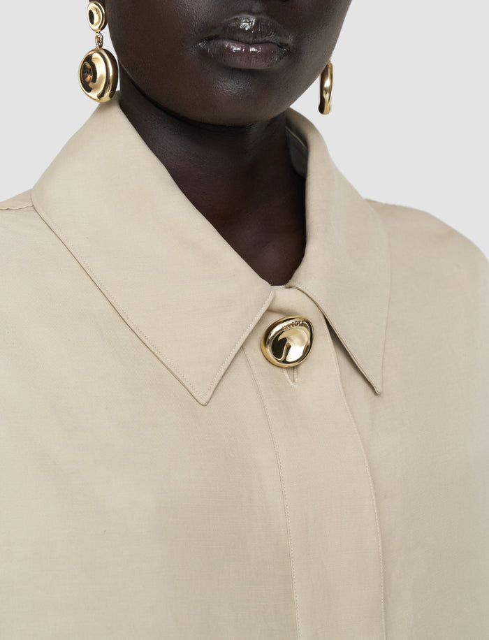 Volu Light Linen Blend Shirt
