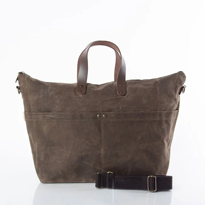 Waxed Traveler Tote Olive *
