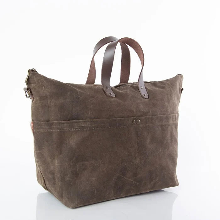 Waxed Traveler Tote Olive *
