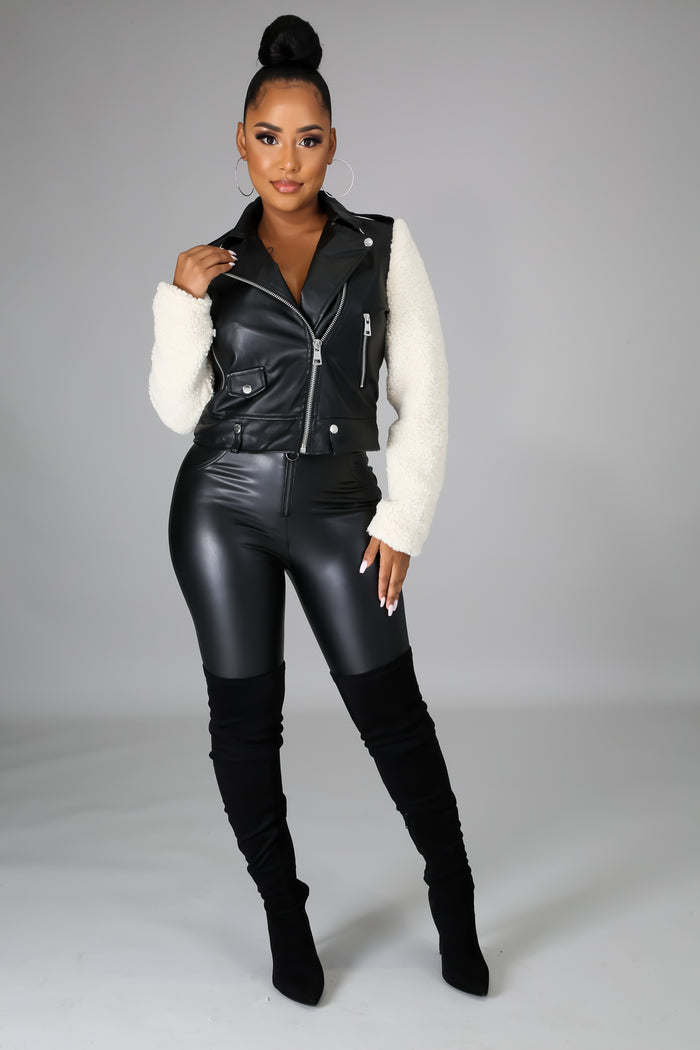 We Ride Faux LeatherJacket image 1