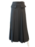 Wear & Flair SWF2514 Box Pleated Pocket Skirt