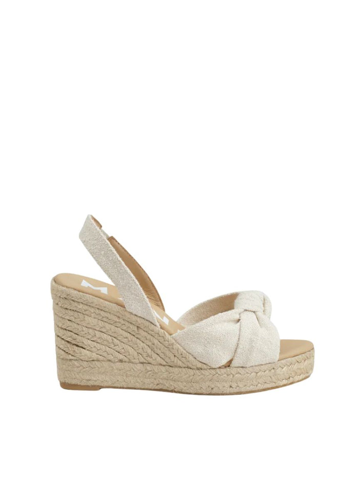 Wedges Manebi Wedge Espadrilles With Knot Natural Apoella