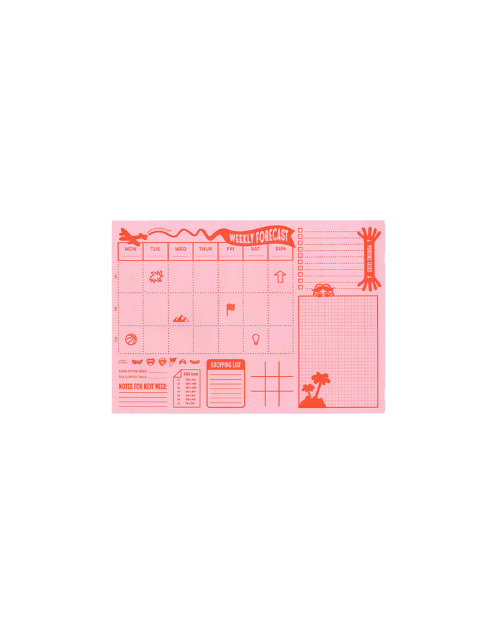 WEEKLY PLANNER PINK