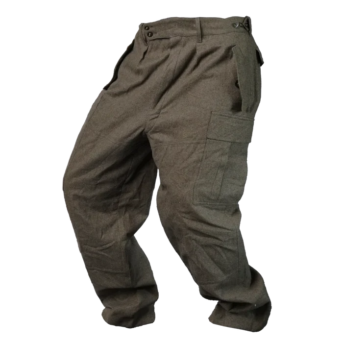 West German Wool Field Trousers - German Army Surplus - Dress Trousers