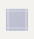 White Cotton-Linen Handkerchief