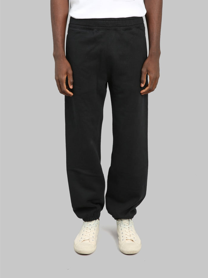whitesville heavy sweatpants heather black front fit