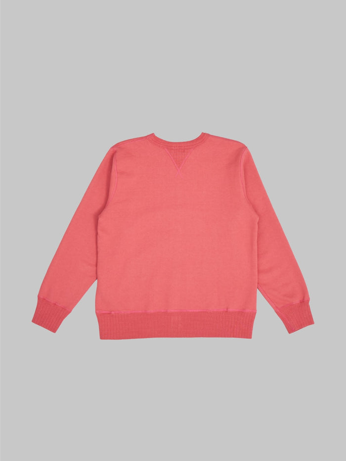 whitesville loopwheel sweatshirt red back