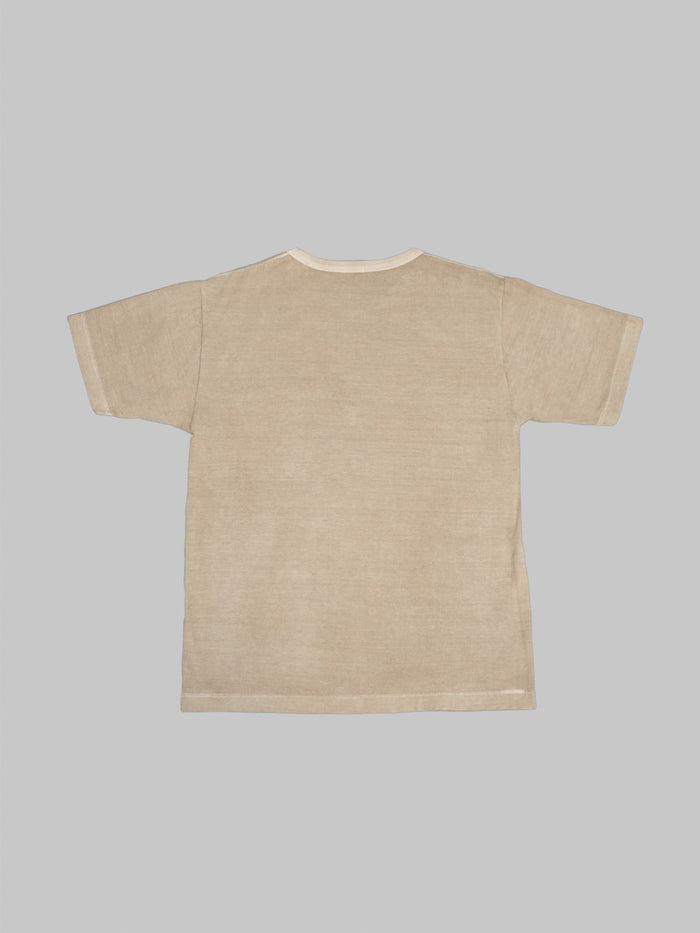 Whitesville Pigment Dye Pocket T-Shirt Beige