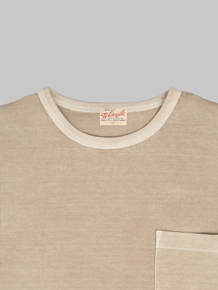 Whitesville Pigment Dye Pocket T-Shirt Beige