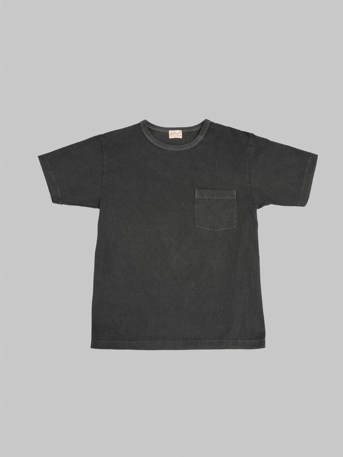 Whitesville Pigment Dye Pocket T-Shirt Black