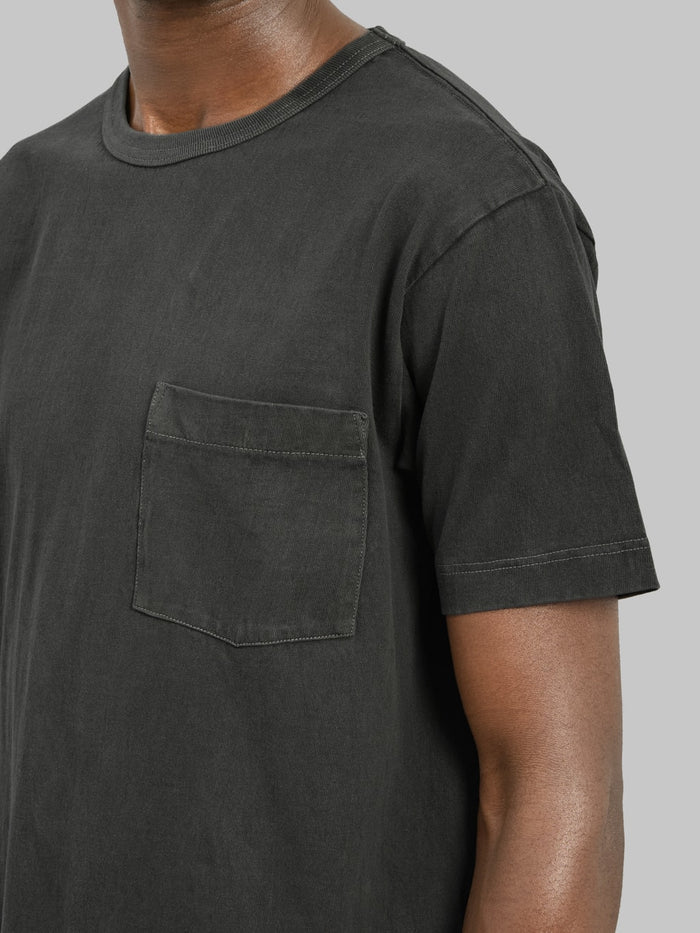 Whitesville Pigment Dye Pocket T-Shirt Black