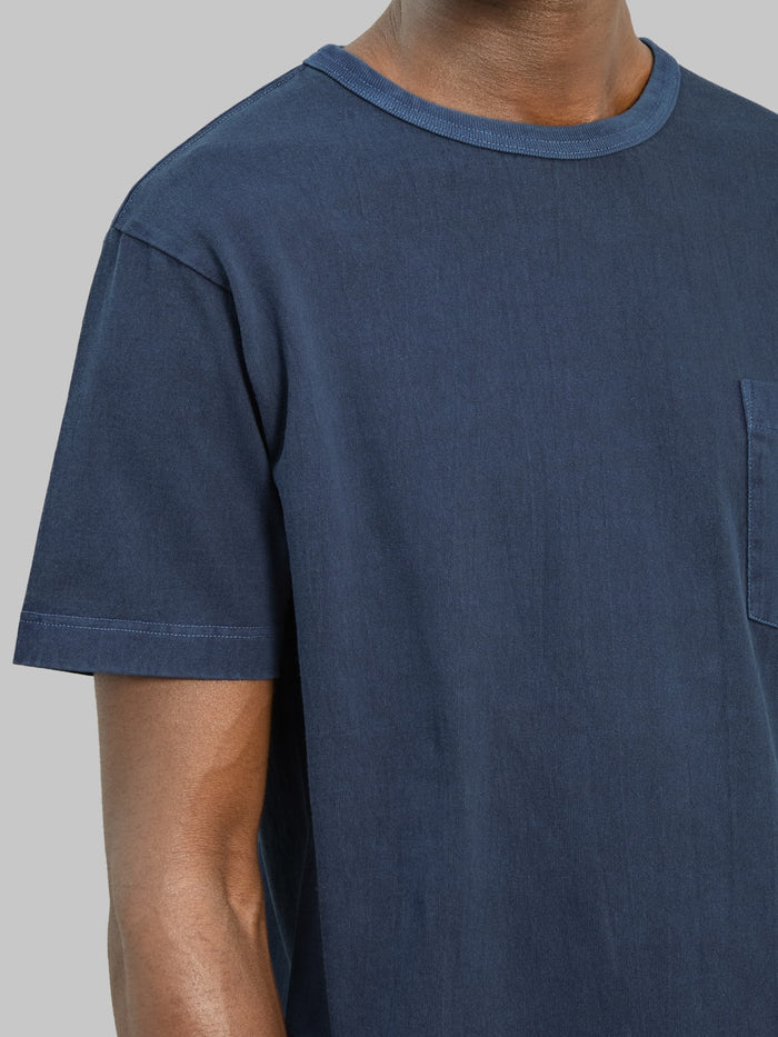 Whitesville Pigment Dye Pocket T-Shirt Navy