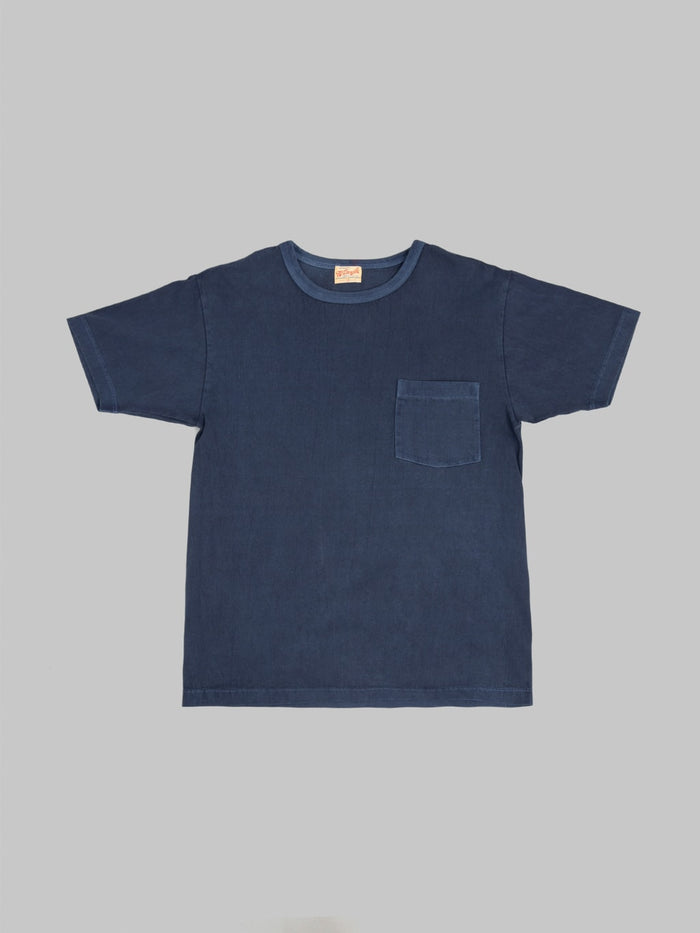 Whitesville Pigment Dye Pocket T-Shirt Navy