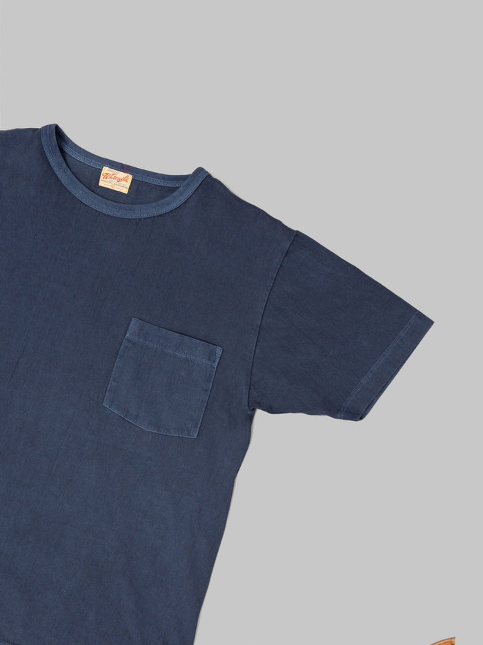 Whitesville Pigment Dye Pocket T-Shirt Navy