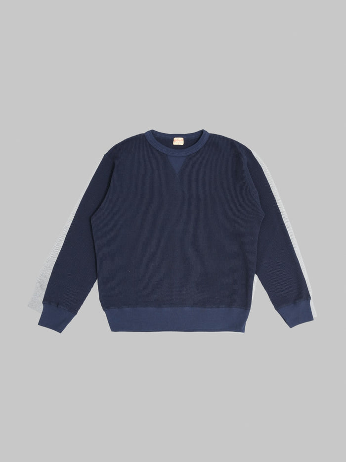 Whitesville Thermal T-Shirt V-Neck Navy
