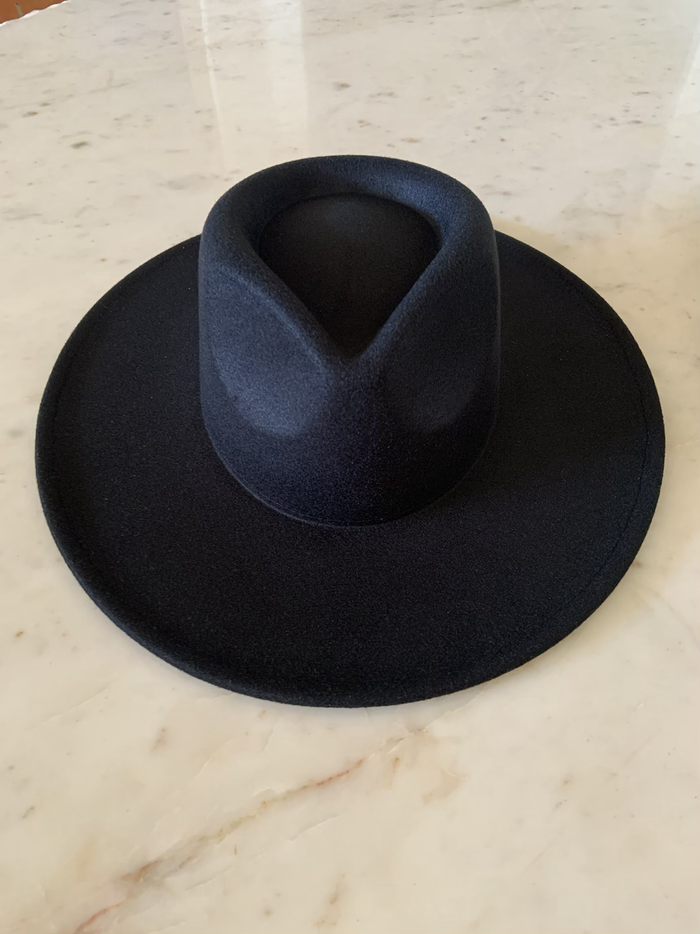 Wide Brim Vegan Felt  Hat image 6