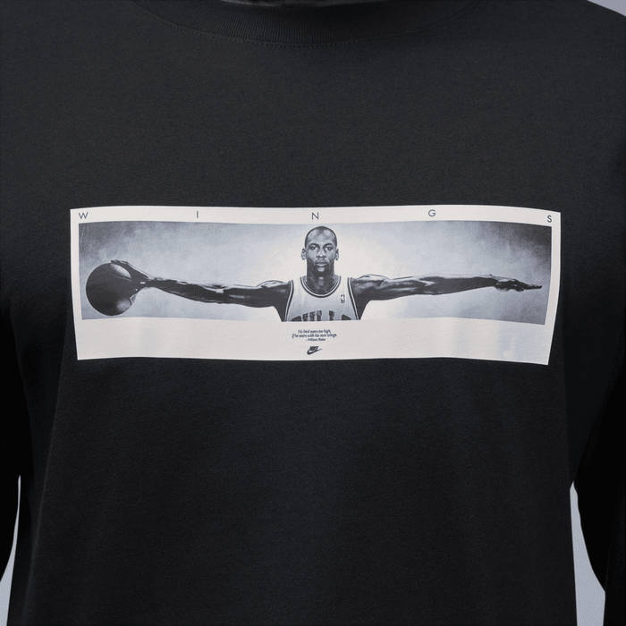 Jordan Wings LS Crew Tee Black