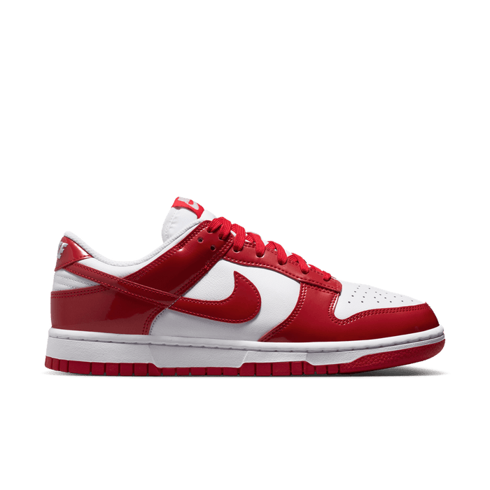 Women's Nike Dunk Low SE Patent White University Red