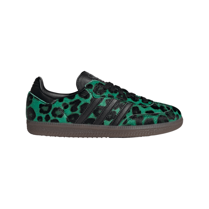 Women's Adidas Samba OG Leopard Semi Screaming Green