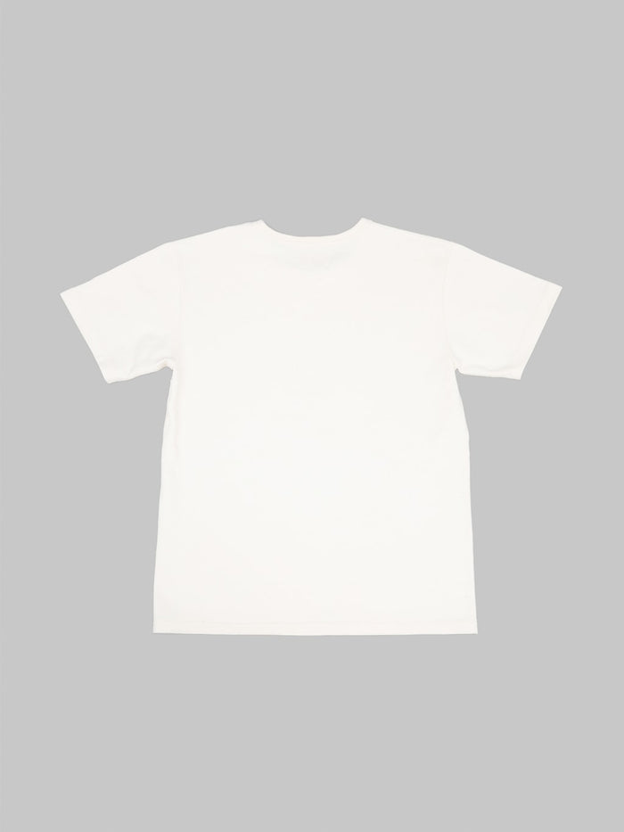 Wonder Looper Double Heavyweight Crewneck TShirt Ecru back