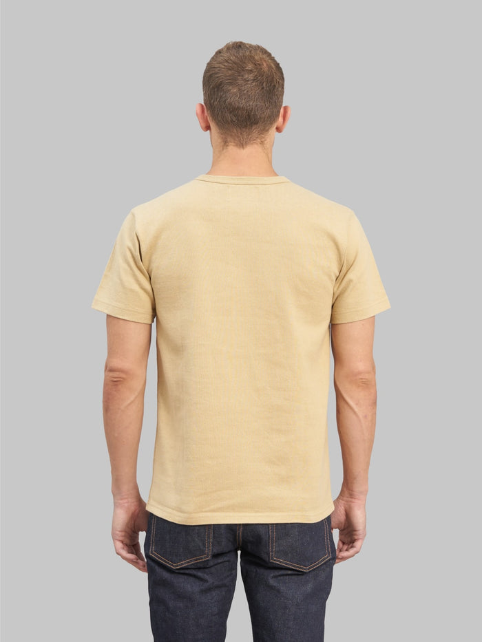 wonder looper double heavyweight loopwheel crewneck tshirt back look