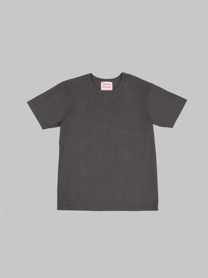 Wonder Looper Double Heavyweight Crewneck TShirt Sumi front