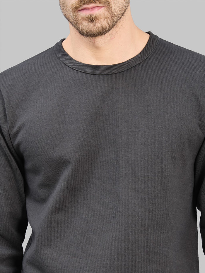 Wonder Looper Double Heavyweight Long Sleeve TShirt Sumi  chest