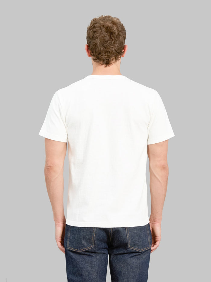 Wonder Looper ELS Recycled Cotton Slub Crewneck TShirt White back