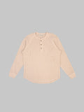 Wonder Looper Foxfibre Heavyweight Waffle Henley Coyote 15 front