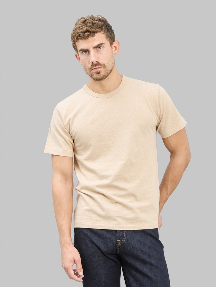 Wonder Looper Foxfibre Tsuriami Crewneck TShirt Coyote 15 styled