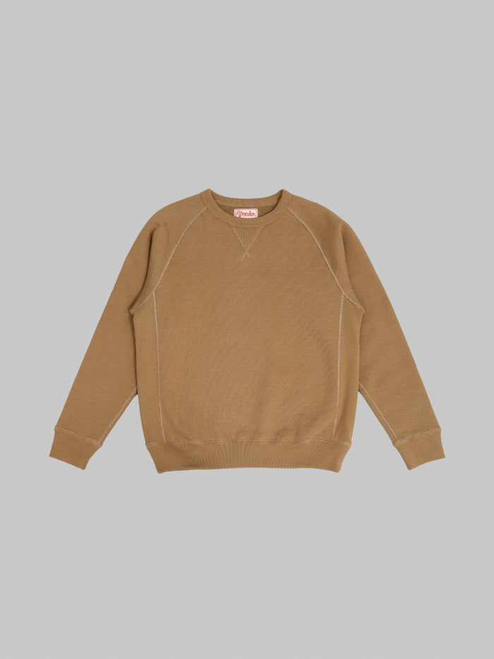 Wonder Looper Pullover Crewneck 876gsm Double Heavyweight French Terry Dune front
